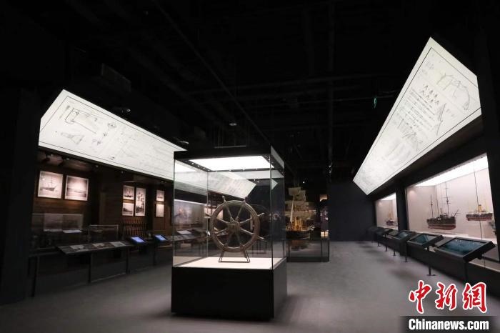 中國船政文化博物館新的展廳，陳設(shè)空間更大，展陳更科學(xué)。　陳曉靜 攝