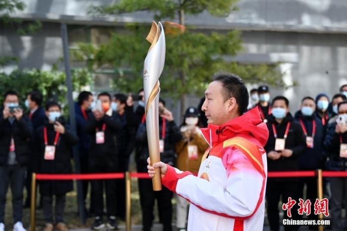 3月2日，北京2022年冬殘奧會火種采集儀式在中國盲文圖書館舉行，采集“希望之火”。 <a target='_blank' href='/'>中新社</a>記者 張興龍 攝