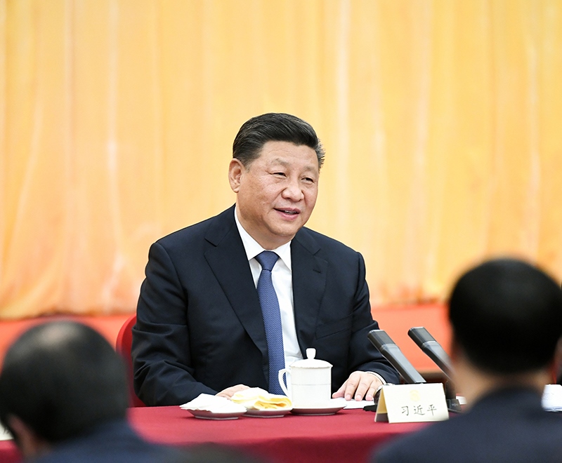 2019年3月4日下午，習(xí)近平總書記看望參加全國(guó)政協(xié)十三屆二次會(huì)議的文化藝術(shù)界、社會(huì)科學(xué)界委員，并參加聯(lián)組會(huì)，聽取意見和建議。