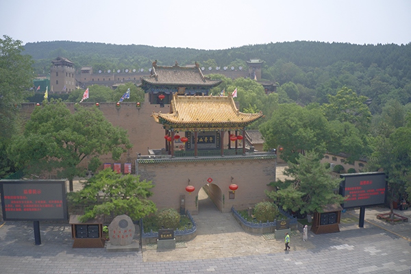 皇城相府景區(qū)（無人機(jī)照片）。人民網(wǎng)記者 王天樂攝