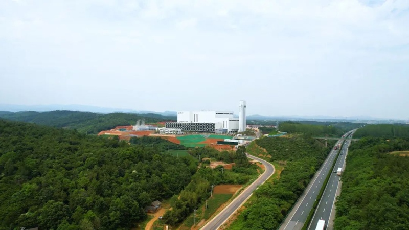 湖北省宜昌市生活垃圾發(fā)電特許經(jīng)營項目。陳臣攝