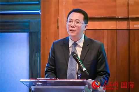 吳文海致辭。人民網(wǎng) 郭錦標(biāo)攝