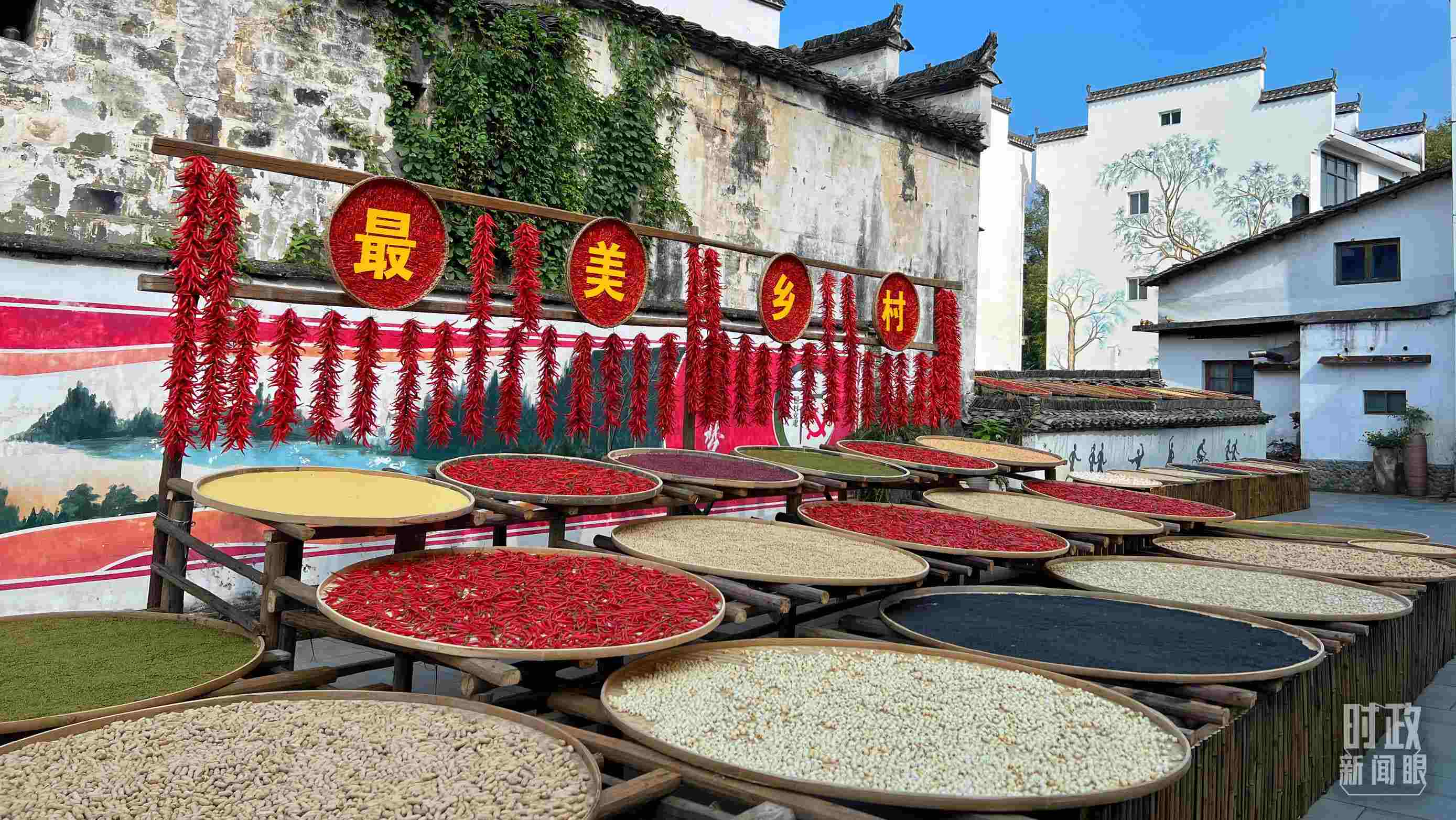 △婺源縣秋口鎮(zhèn)王村石門自然村。（總臺央視記者程鋮拍攝）