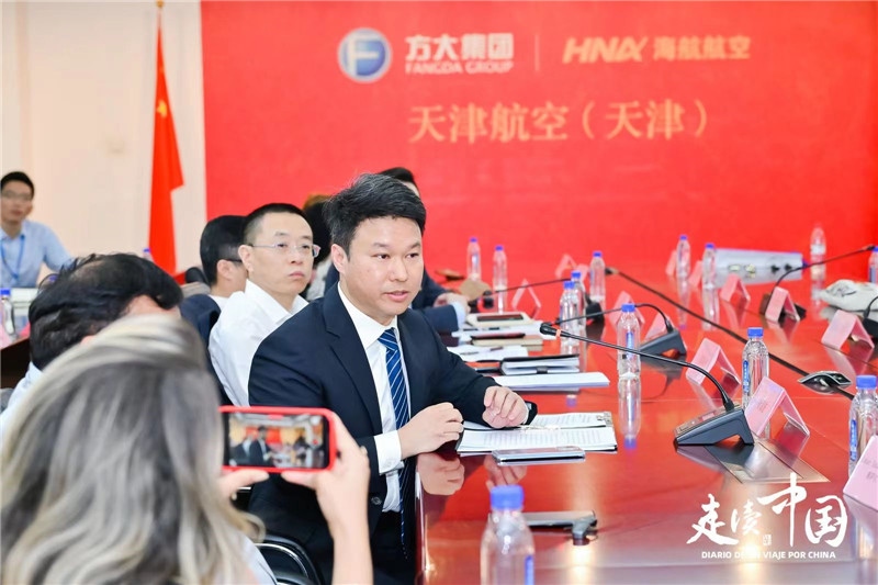 巴航工業(yè)大中華區(qū)商用飛機(jī)客戶支援經(jīng)理?xiàng)詈２?。主辦方供圖
