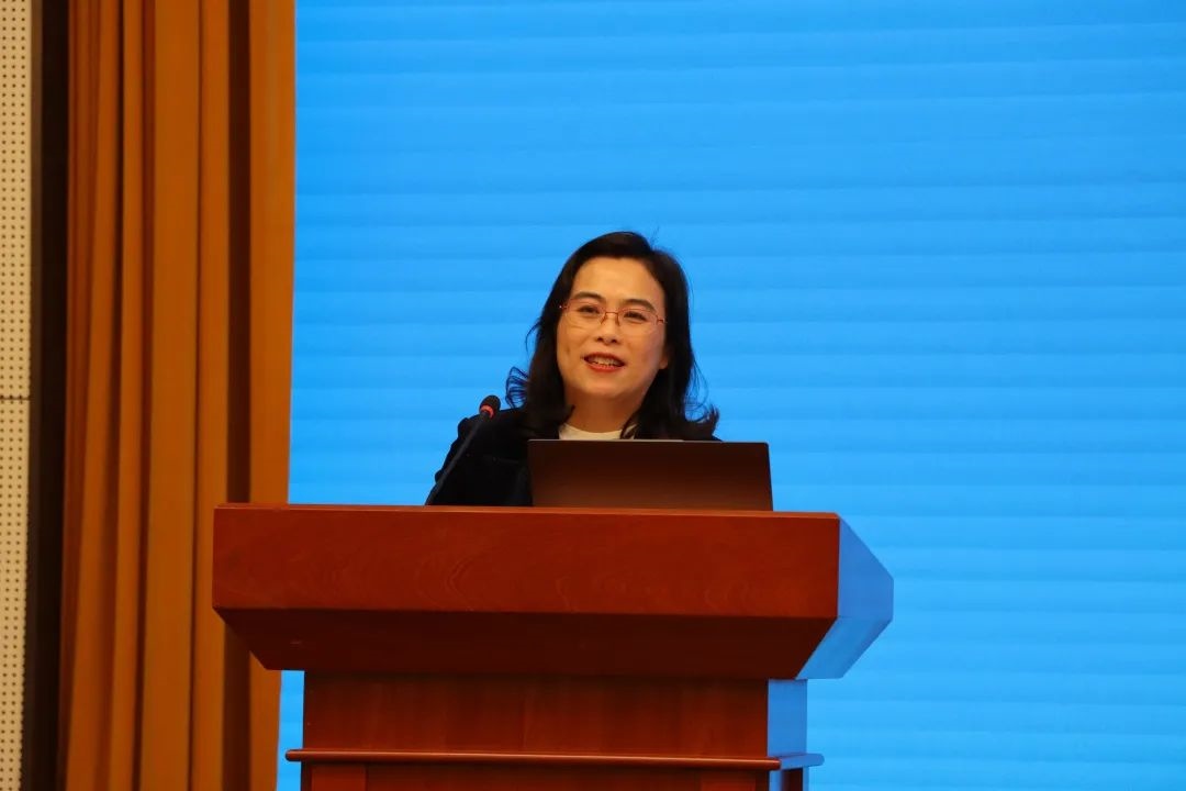 浙江師范大學(xué)副校長張建珍致辭。主辦方供圖