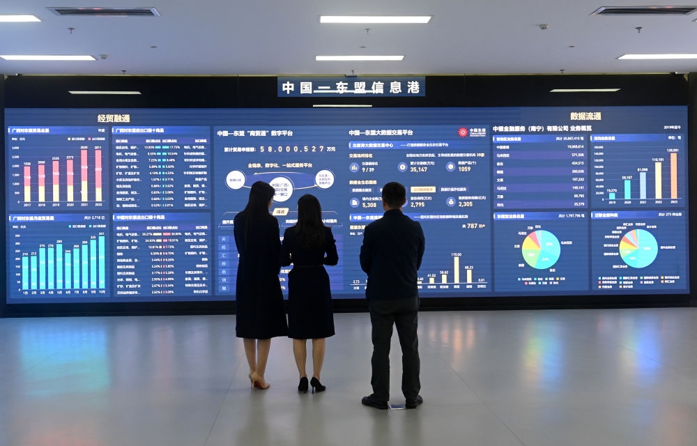 中國—東盟信息港股份有限公司展廳。