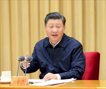 2020年11月16日至17日，中央全面依法治國(guó)工作會(huì)議在北京召開。中共中央總書記、國(guó)家主席、中央軍委主席習(xí)近平出席會(huì)議并發(fā)表重要講話。圖/新華社記者 龐興雷 攝