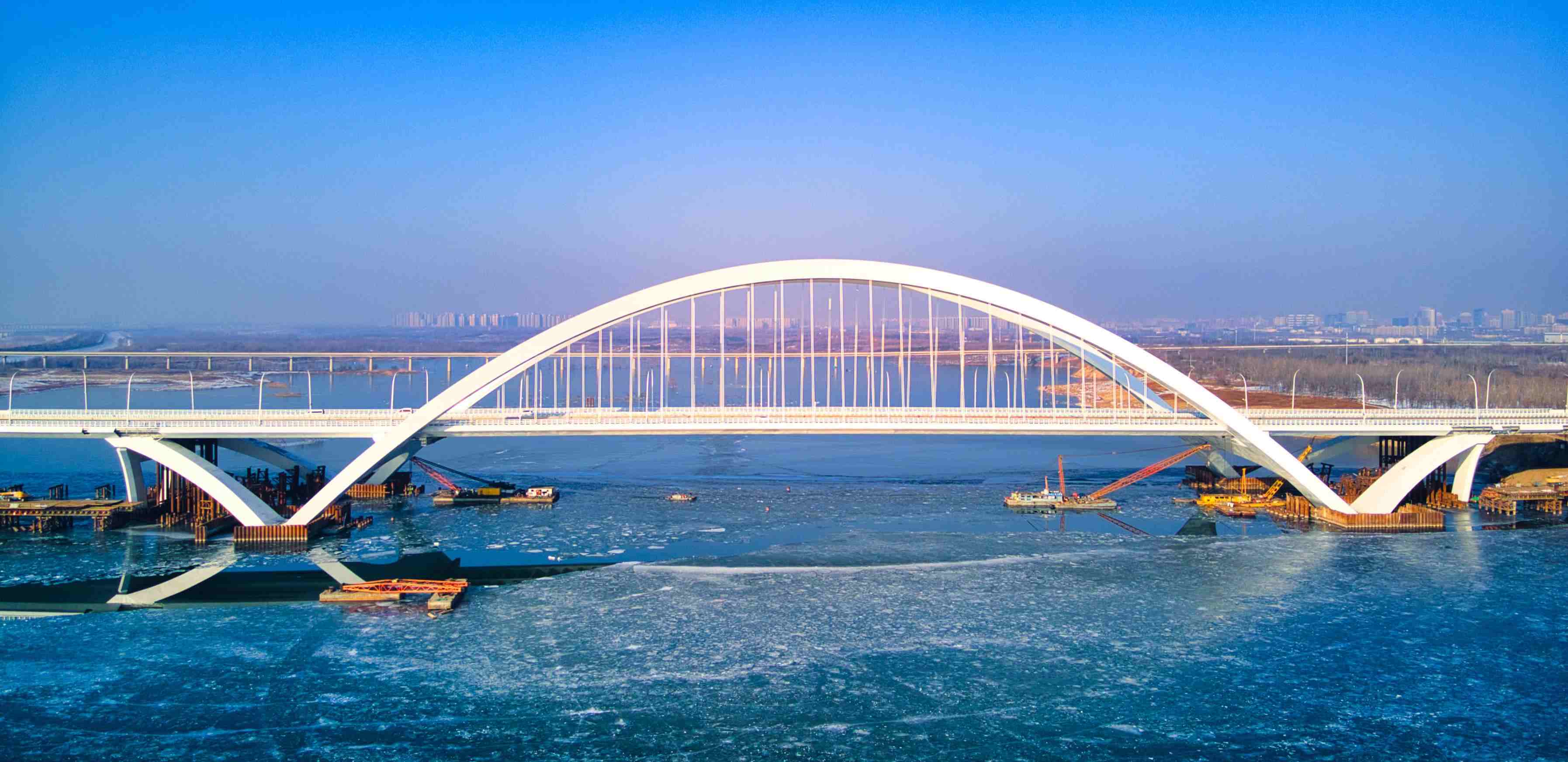 開通后的京雄大橋。受訪方供圖