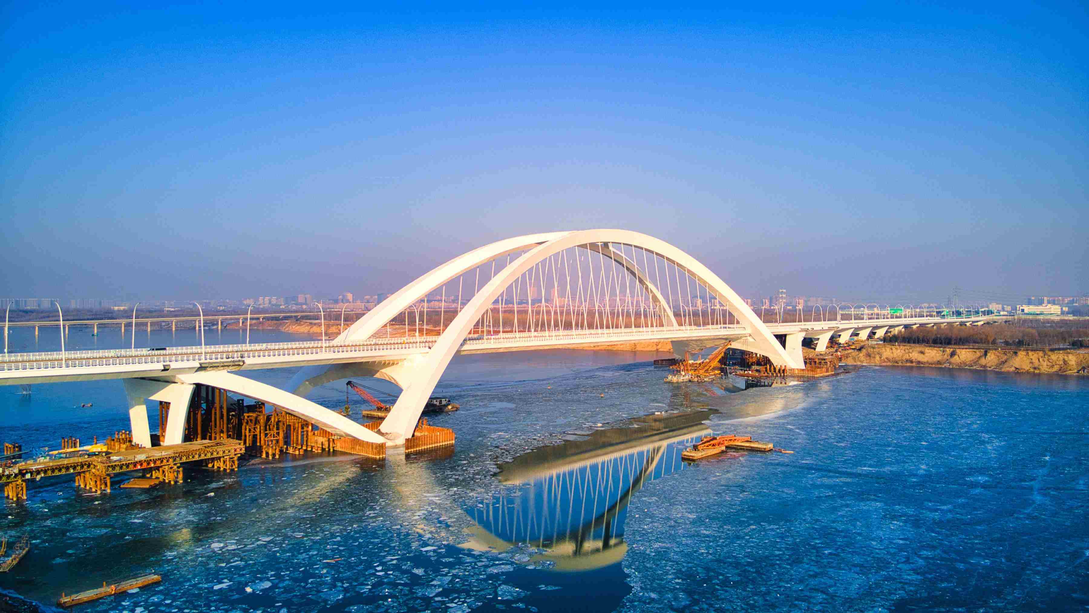 開通后的京雄大橋。受訪方供圖