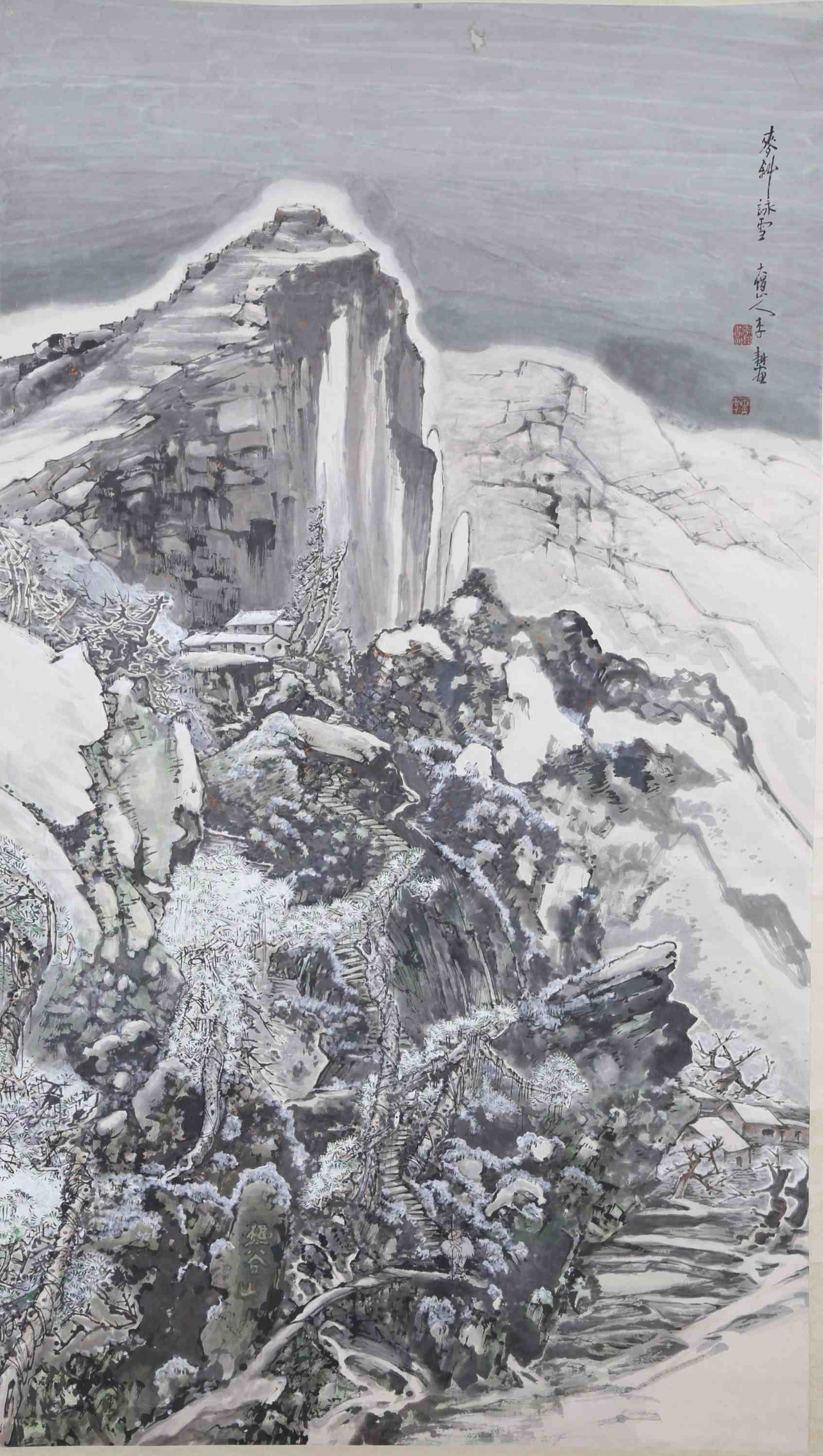 李耕畫作。(仙游縣博物館供圖)
