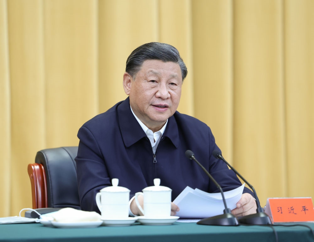 2023年6月2日，習(xí)近平在北京出席文化傳承發(fā)展座談會并發(fā)表重要講話。新華社記者 鞠鵬 攝