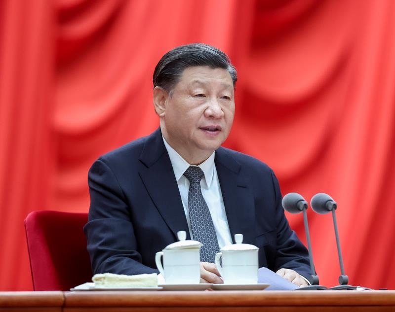 △2023年4月3日，學(xué)習(xí)貫徹習(xí)近平新時(shí)代中國(guó)特色社會(huì)主義思想主題教育工作會(huì)議在北京召開。習(xí)近平總書記出席會(huì)議并發(fā)表重要講話。