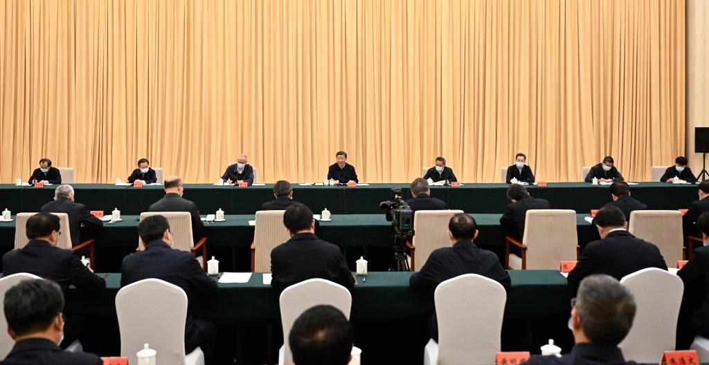 2023年5月11日至12日，習近平總書記在河北考察，主持召開深入推進京津冀協(xié)同發(fā)展座談會并發(fā)表重要講話。新華社記者 李學仁 攝