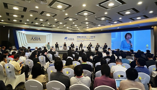 博鰲亞洲論壇2024年年會(huì)“人工智能全球治理”分論壇。人民網(wǎng)記者 喬雪峰攝