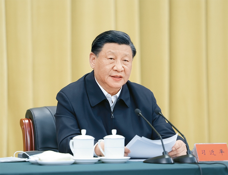 2023年6月2日，中共中央總書記、國家主席、中央軍委主席習(xí)近平在北京出席文化傳承發(fā)展座談會并發(fā)表重要講話。 新華社記者 鞠鵬/攝