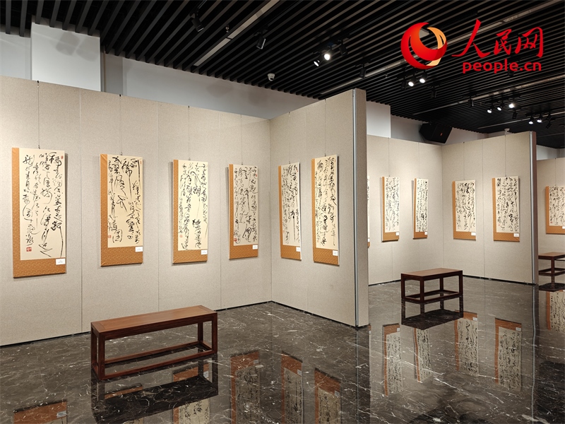 展廳現(xiàn)場(chǎng)。人民網(wǎng)記者 韋衍行攝