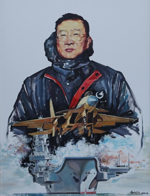 《羅陽(yáng)》油畫(huà)。校方供圖