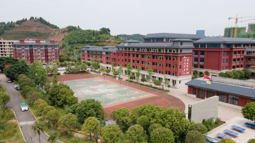 這是5月31日拍攝的之江小學(xué)校園。