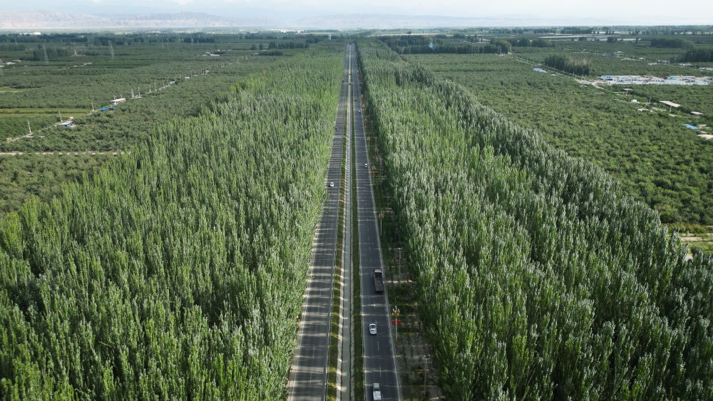 新疆柯柯牙景色（2023年9月1日攝，無人機照片）。新華社記者 李響 攝