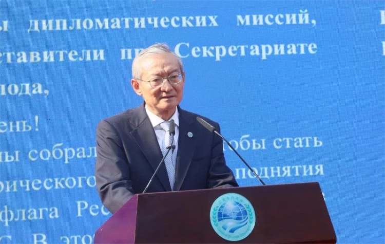 上合組織秘書長張明出席活動并致辭。主辦方供圖
