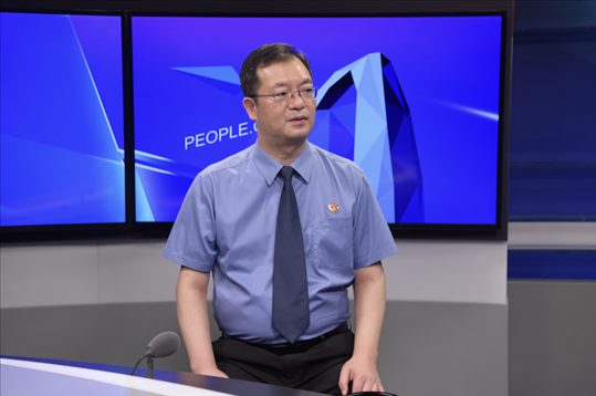 福建省泉州市人民檢察院檢察長施建清。人民網(wǎng)記者 王曉嘯攝