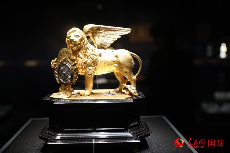 展覽“傳奇之旅：馬可·波羅與絲綢之路上的世界”展品。人民網(wǎng) 殷韜攝