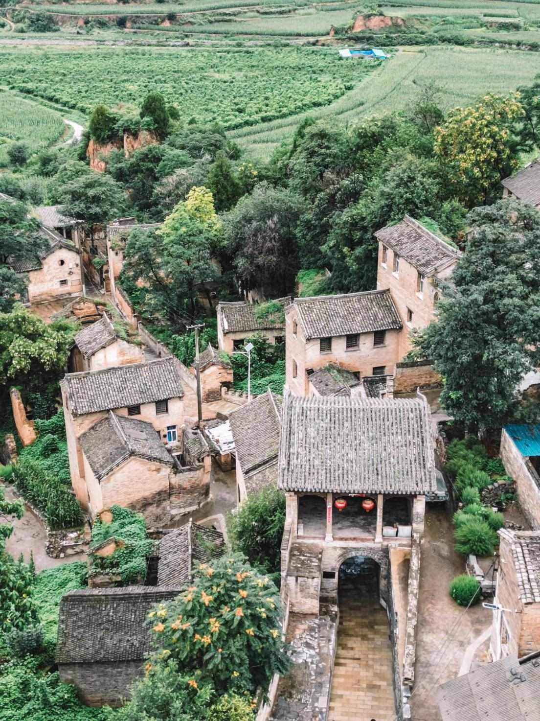 高平市永寧寨村，有許多明清建筑。王劍攝