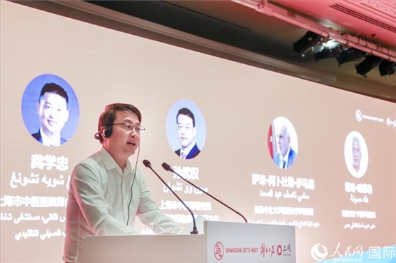 龔學(xué)忠在發(fā)言中。人民網(wǎng)記者 黃培昭攝