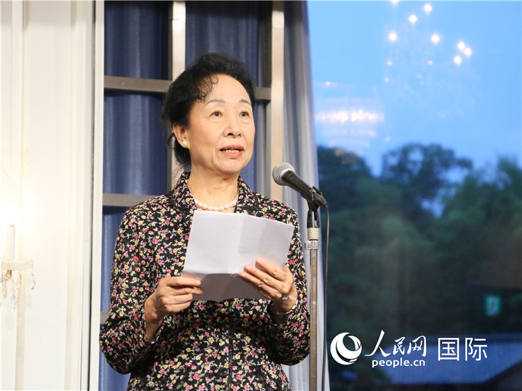 中國商務部原部長助理郭莉致辭。人民網(wǎng) 許可攝