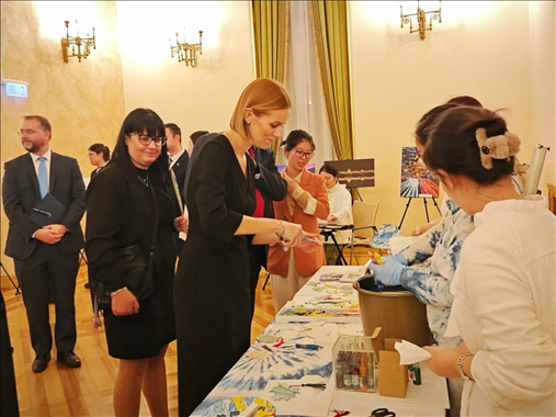 招待會現(xiàn)場。中國駐匈牙利大使館供圖