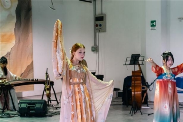 交流活動(dòng)現(xiàn)場(chǎng)。 中國駐意大利使館供圖