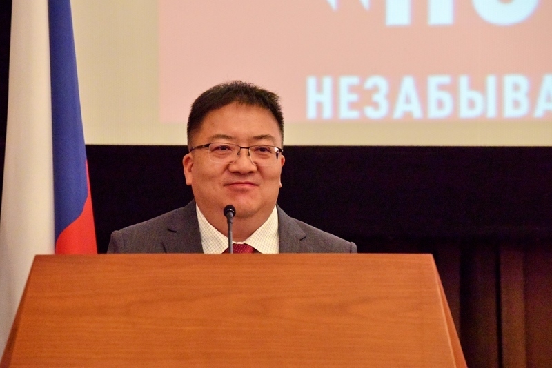 新華出版社社長(zhǎng)匡樂(lè)成致辭。 主辦方供圖