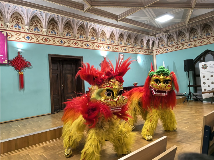 托倫雅蓋隆學(xué)院禮堂巡演現(xiàn)場(chǎng)。主辦方供圖。