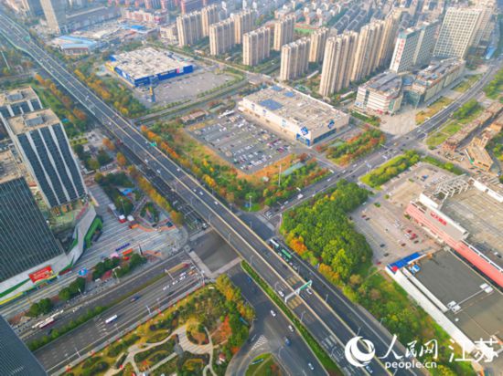 崇川區(qū)北大街便民商圈。人民網(wǎng)記者 王繼亮攝