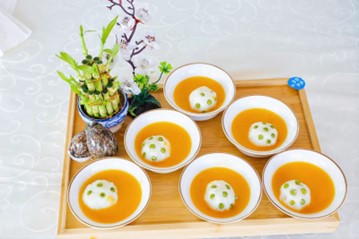 參賽作品“白雪尋蓮”。主辦方供圖