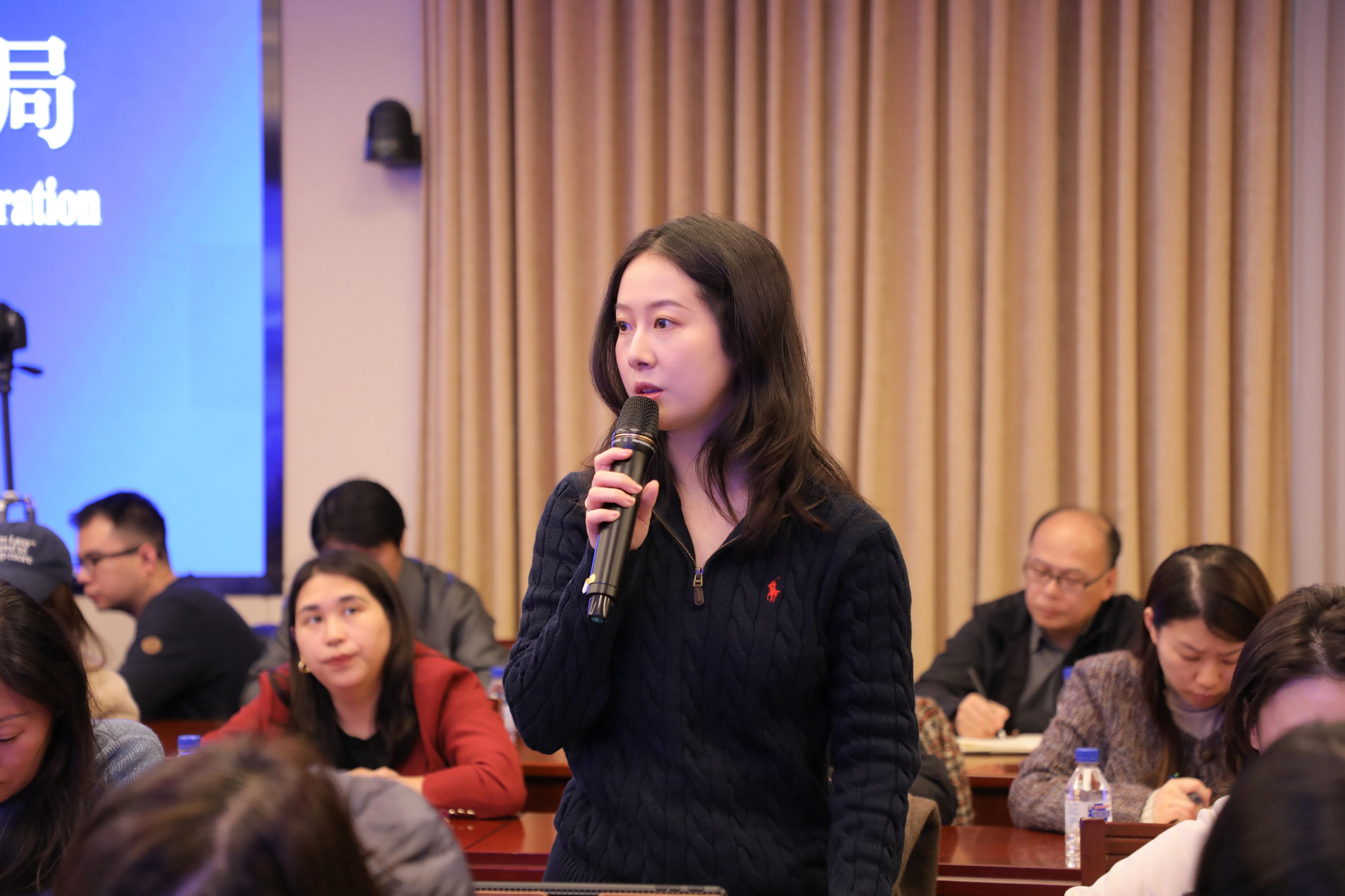 人民網(wǎng)記者提問。會(huì)議方供圖