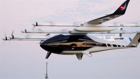 電動(dòng)垂直起降飛行器M1。受訪者供圖