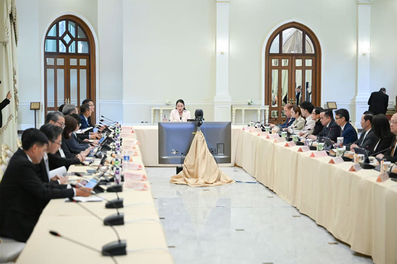 會議現(xiàn)場。泰國總理府供圖