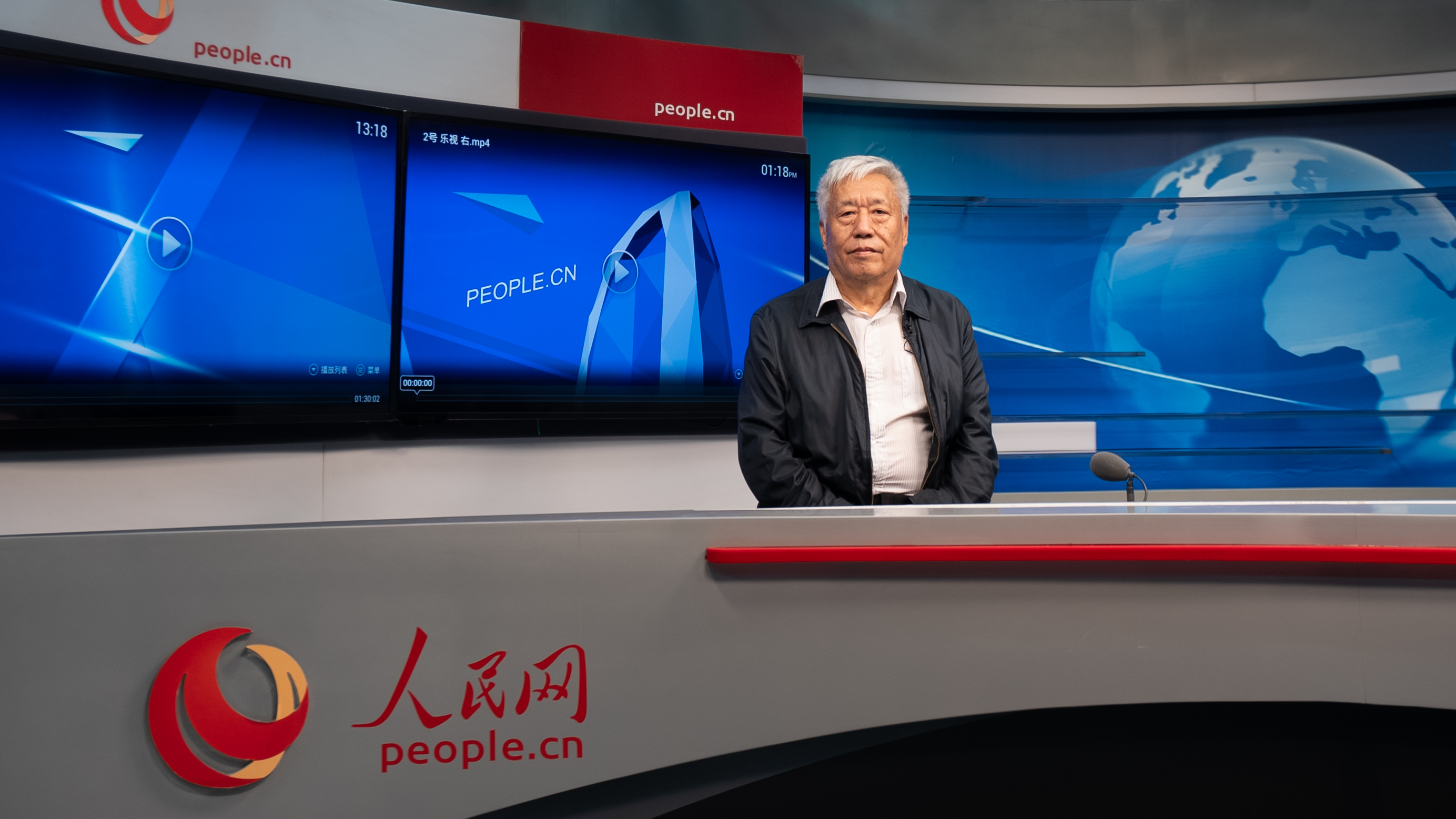 中國地震局地球物理研究所原副所長、研究員高孟潭作客人民網(wǎng)。人民網(wǎng)記者 葛泰佚攝