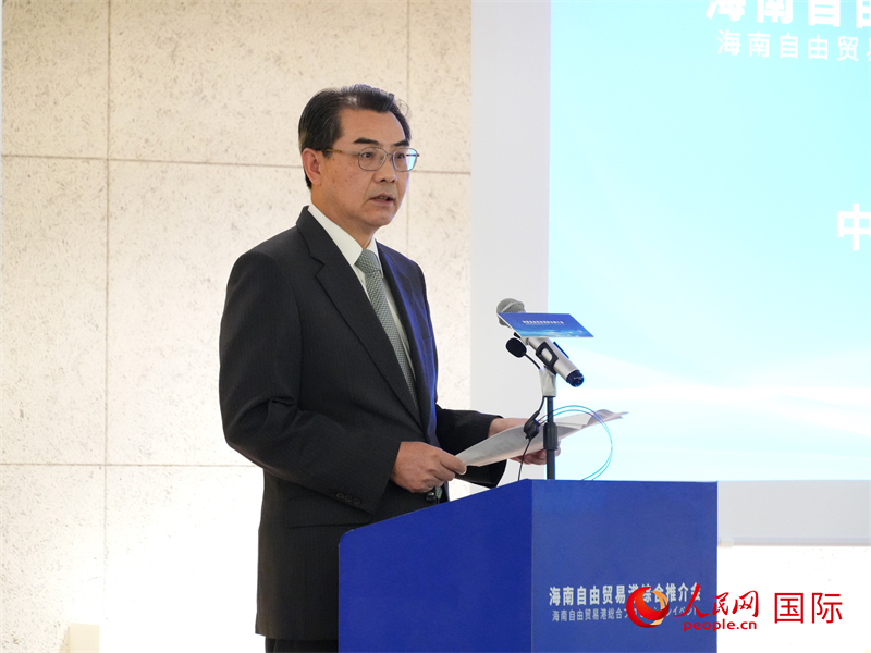 中國駐日本大使吳江浩致辭。人民網(wǎng) 許可攝