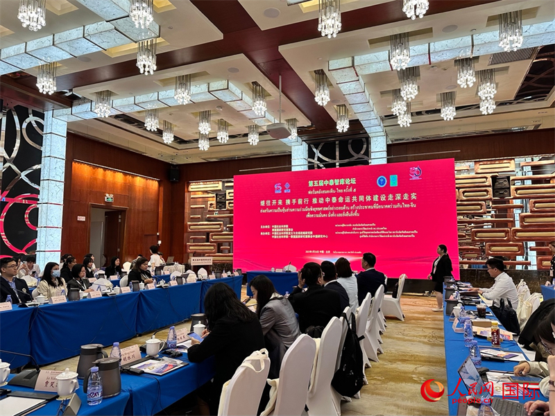 第五屆中泰智庫(kù)論壇現(xiàn)場(chǎng)。人民網(wǎng) 孫書(shū)宇攝