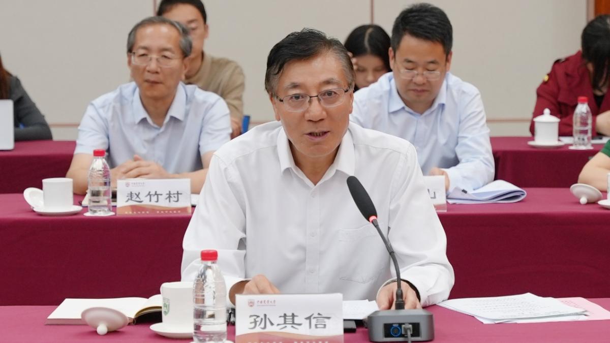 中國工程院院士、中國農(nóng)業(yè)大學(xué)校長孫其信。校方供圖
