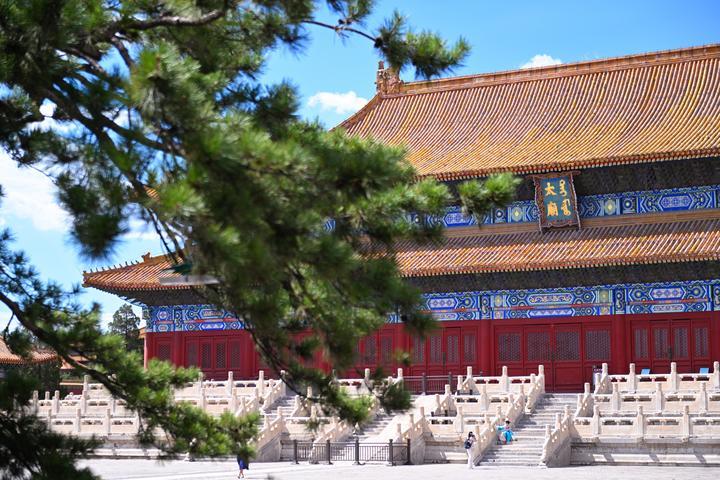 2023年7月8日拍攝的太廟享殿（也稱前殿）。
